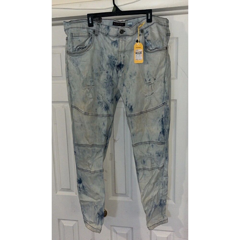 m. society mens fashion skinny jeans size 44x32"